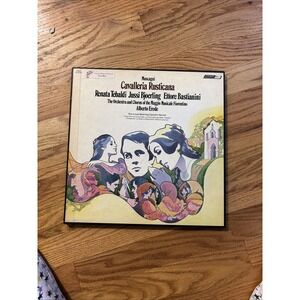 London Records Cavalleria Rusticana Vinyl Box Set 12" Black Good Opera OSA12101